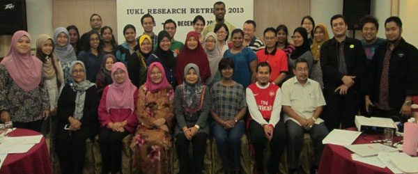 All the participants of the research workshop @ Mahkota Hotel, Malacca, 2013