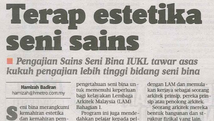 Harian-Metro-17-May-2017-Terap-estetika-seni-sains