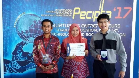 2 SILVER MEDALS @ The 16th International Conference and Exposition on Inventions by Institutions of Higher Learning (PECIPTA 2017) 2 SILVER MEDALS @ The 16th International Conference and Exposition on Inventions by Institutions of Higher Learning (PECIPTA 2017)