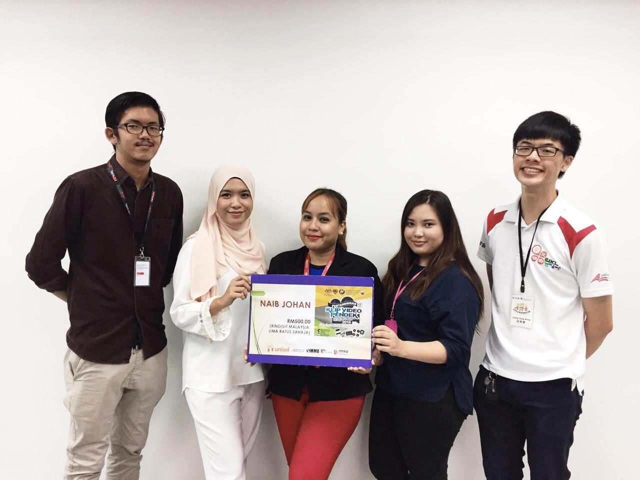 FIRST RUNNER UP @ Short Video Clip Competition 2016 FIRST RUNNER UP @ Short Video Clip Competition 2016