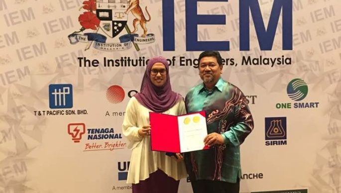 PRESIDENT GOLD AWARD @ The Institution of Engineers Malaysia (IEM) 2018