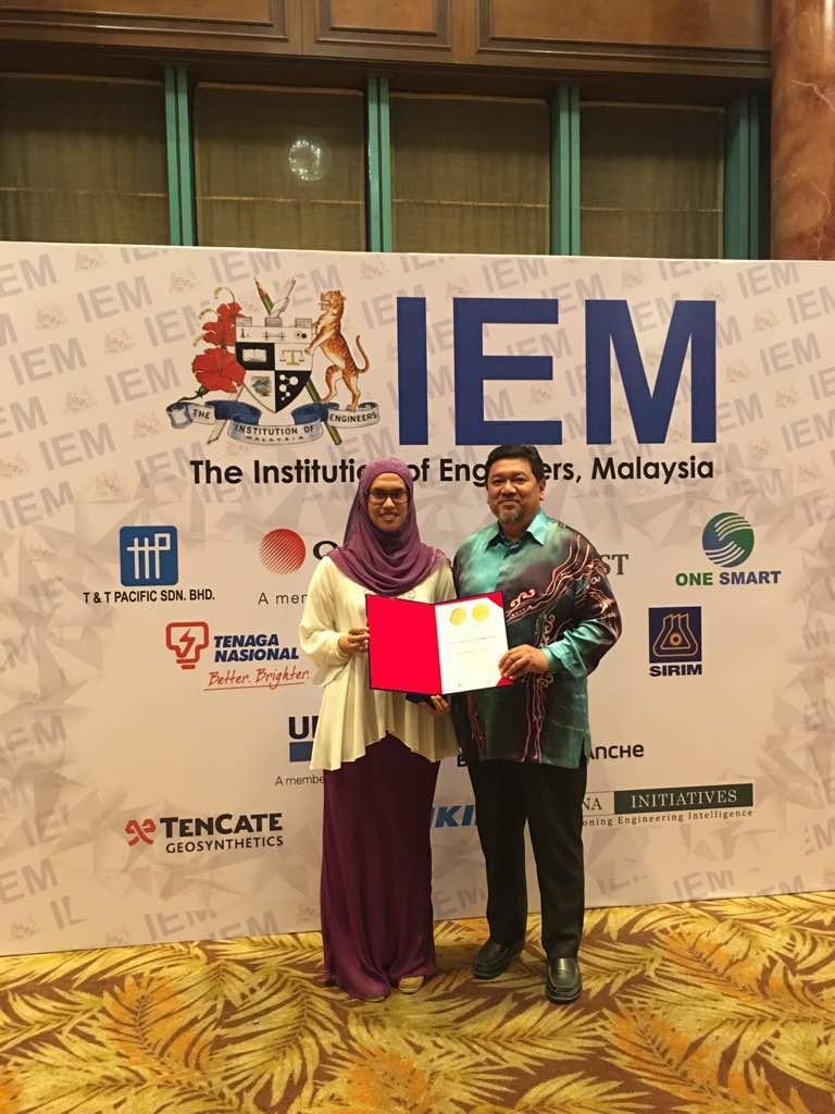PRESIDENT GOLD AWARD PRESIDENT GOLD AWARD @ The Institution of Engineers Malaysia (IEM) 2018
