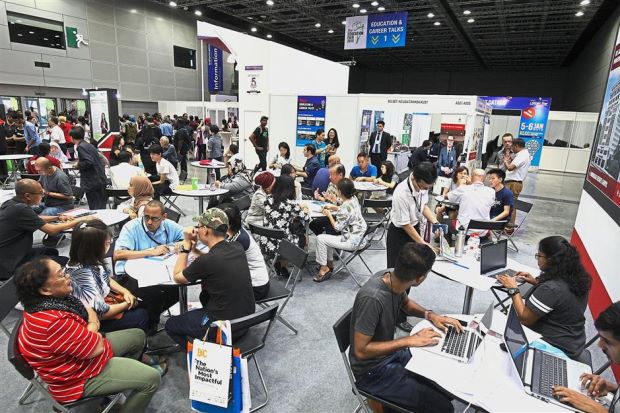 Helping hands: A large crowd of visitors thronged the Star Education Fair 2019 to gain information on a wide variety of programmes and courses and they were guided by many student volunteers. Helping hands: A large crowd of visitors thronged the Star Education Fair 2019 to gain information on a wide variety of programmes and courses and they were guided by many student volunteers.