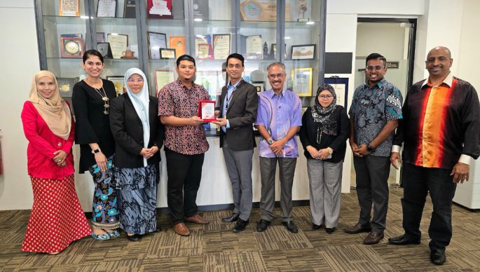Visit from President of NSB World Business School Bangalore, India