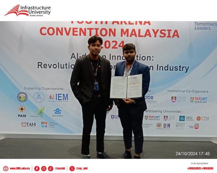 CIOBM Best Student Awards on 24th October 2024 at the Malaysia International Trade & Exhibition Centre (MITEC)