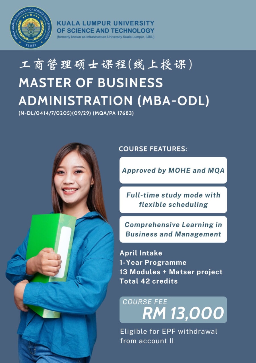 Programme Odl MBA (ODL) Online Programme Briefing – Study While You Work | April 2026 ...